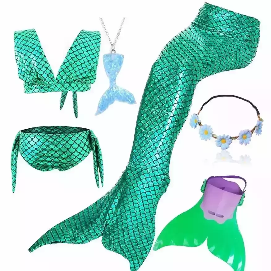 Queue de Sirène Verte Emeraude