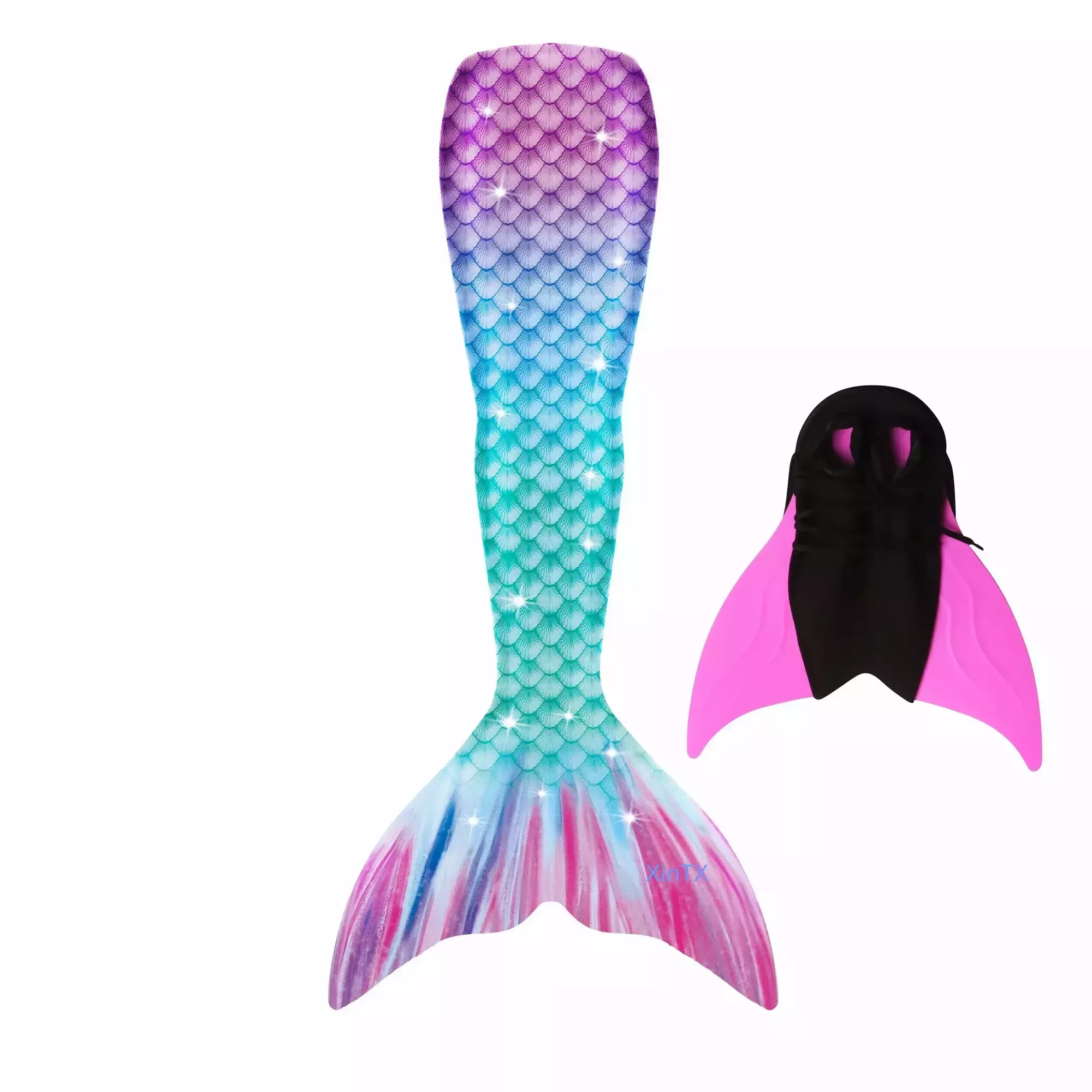 Queue de Sirène Coucher de Soleil