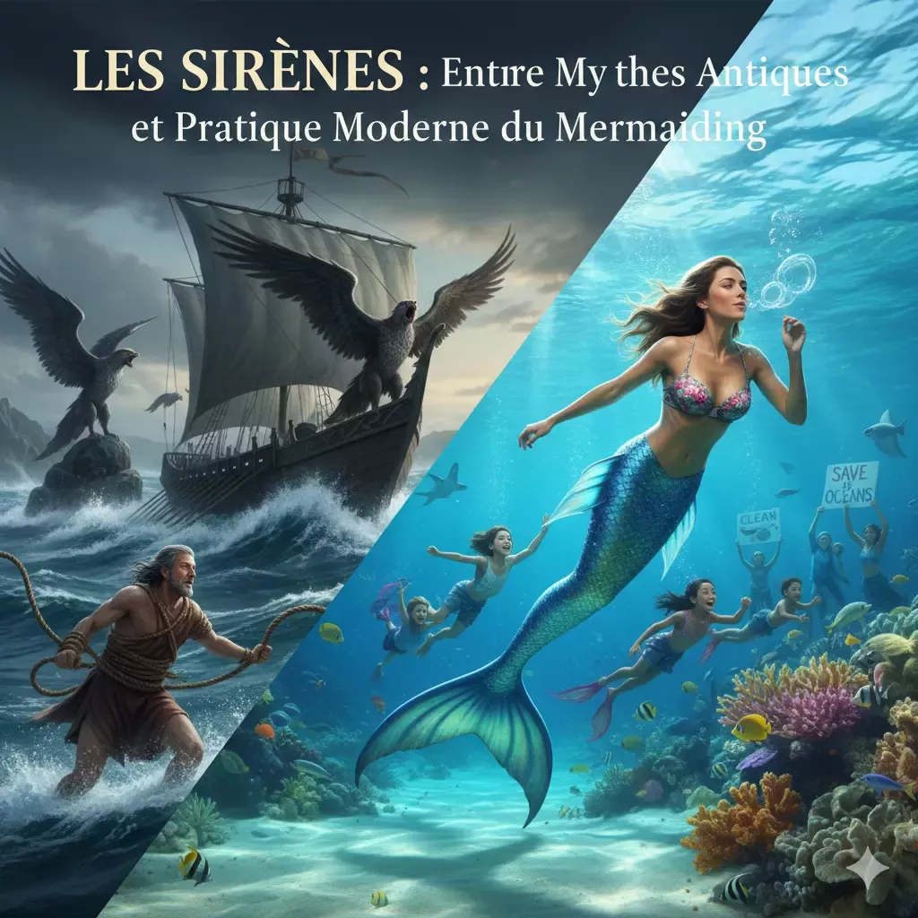 Les Sirènes : Entre Mythes Antiques et Pratique Moderne du Mermaiding