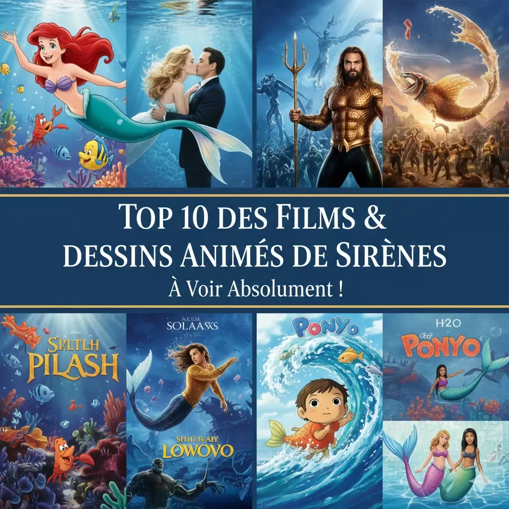 Top 10 des Films et Dessins Animés Incontournables sur les Sirènes