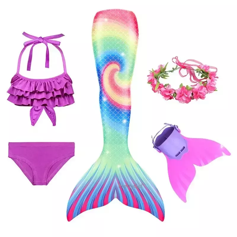 Queue de Sirène Tourbillon Multicolore