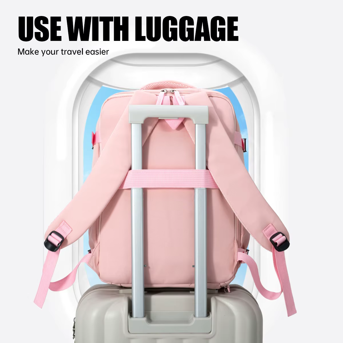 Sac de voyage rose pour femme