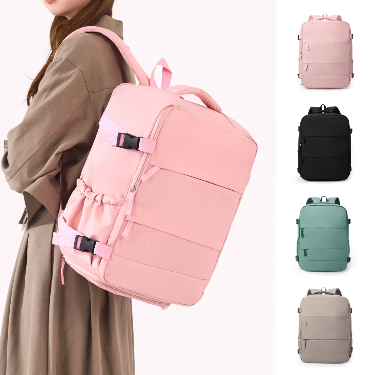 Sac de voyage rose pour femme