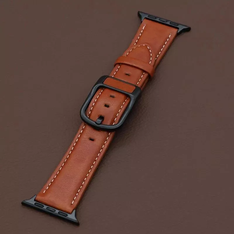 Bracelet Montre Cuir Cousu