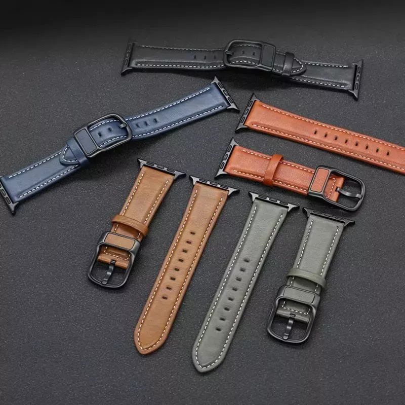 Bracelet Montre Cuir Cousu