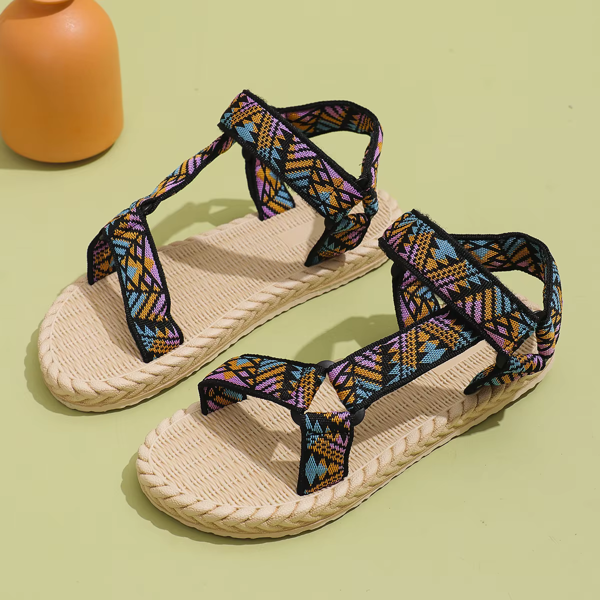 Sendal multicolore pour femme