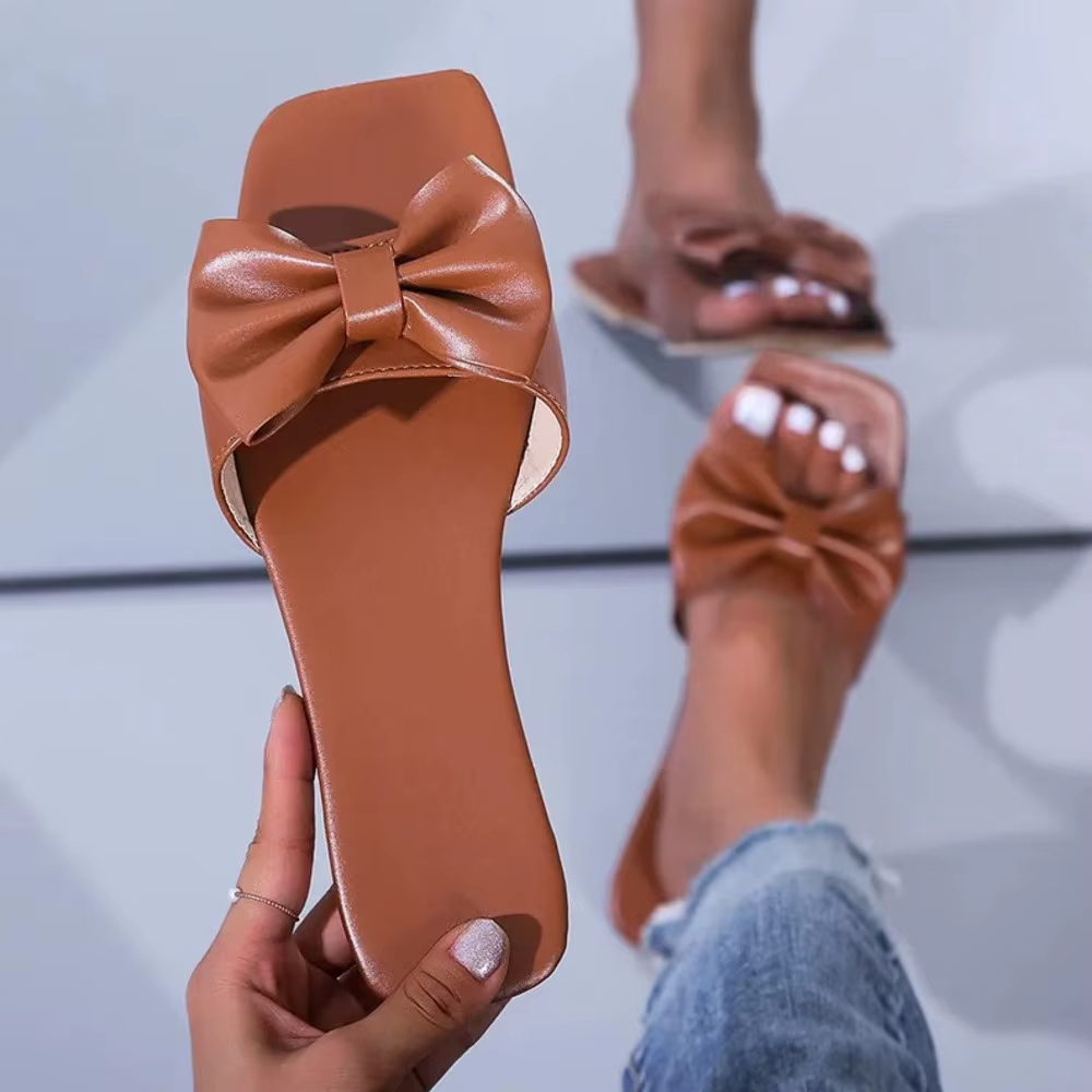 Tong noeud papillon pour femme
