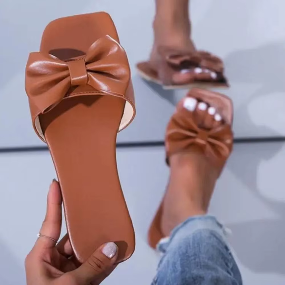 Tong noeud papillon pour femme