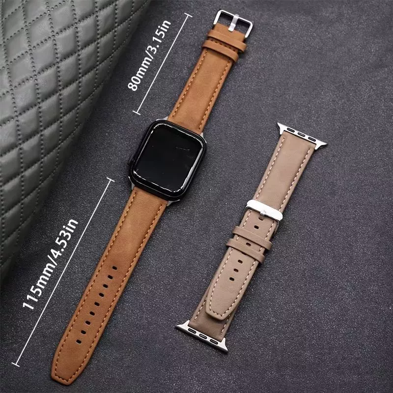 Bracelet Montre Cuir et Silicone