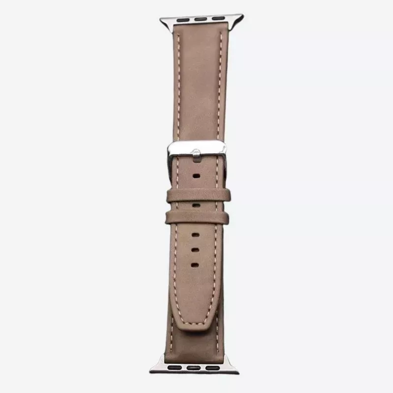 Bracelet Montre Cuir et Silicone