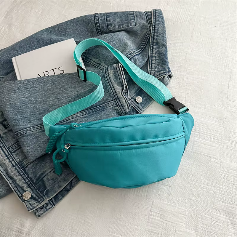 Chest Bags Banana Bag For Women Sling Crossbody Waist Pack Canvas Running Waist Bag Casual Fanny Packs Sport Half Moon Belt Bag
